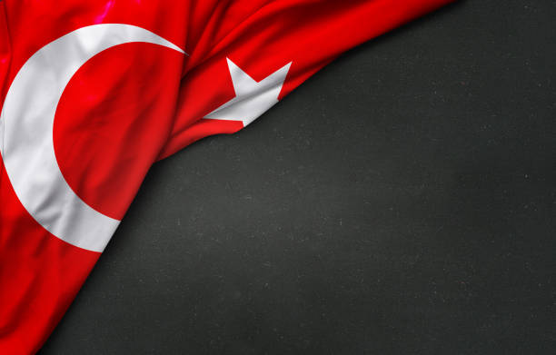 istock Flag of Turkey on blackboard 844226328