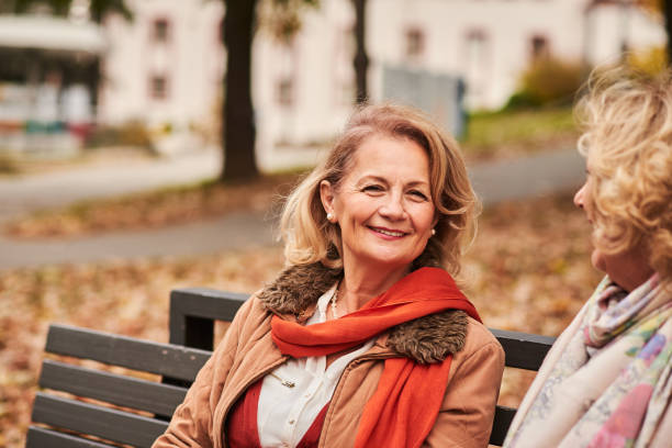 istock Senior woman looking at the camera 844226898