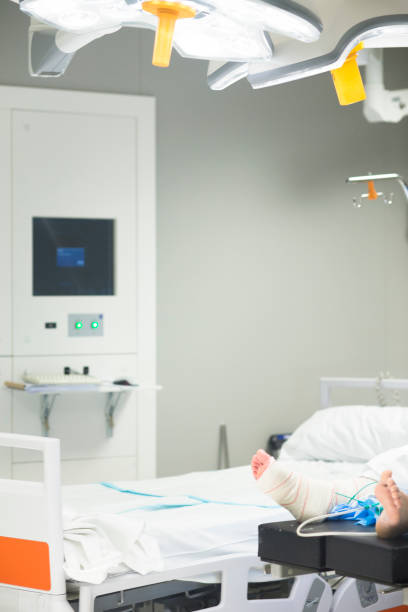 istock Surgery emergency room operating theatre light for surgical operations. 844233712