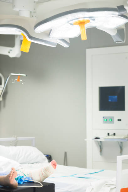istock Surgery emergency room operating theatre light for surgical operations. 844233722