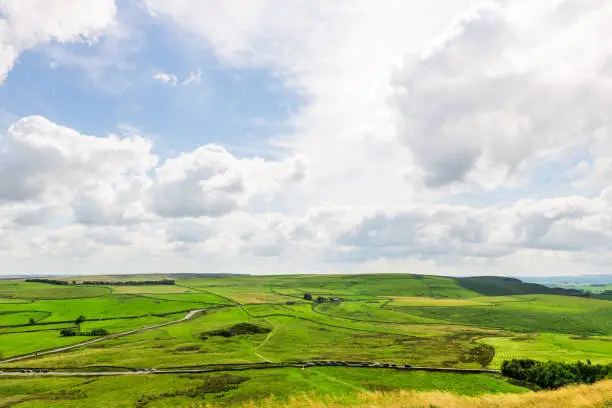 Mam Tor hill near Castleton and Edale in the Peak District National Park, England, UK