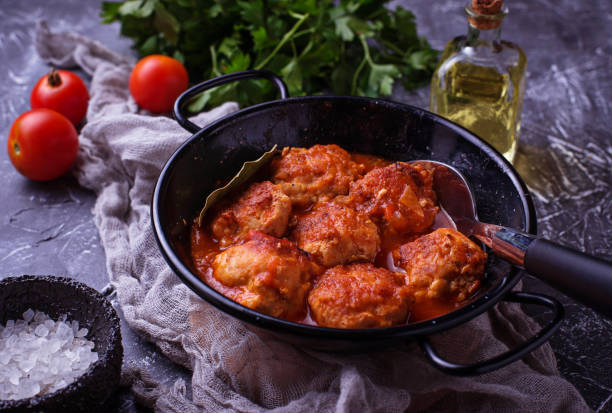 istock Meatballs with tomato sauce. 844239232