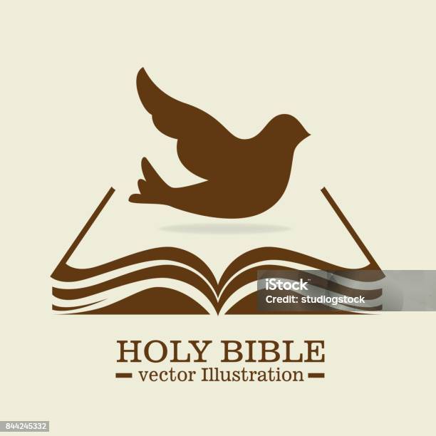 Holy Bible Design Stock Illustration - Download Image Now - Bible, Religious Icon, Vector