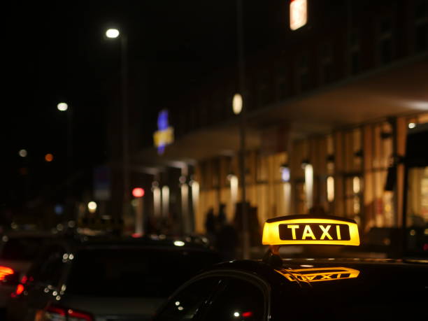 istock taxi sign German 844257174