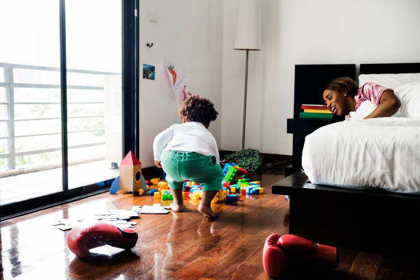 istock Single mom enjoying precious time with her child 844275262