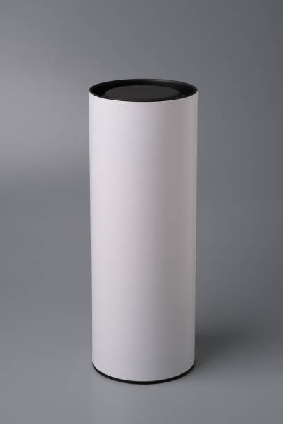 istock White tube box on gray background 844278598