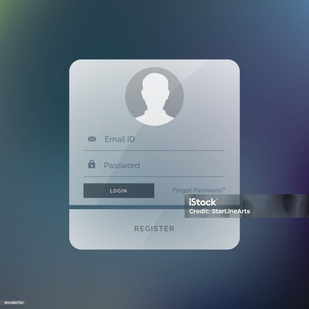 Example Login User Interface Modern Modern Login Form User Interface Design Template Stock Illustration ...