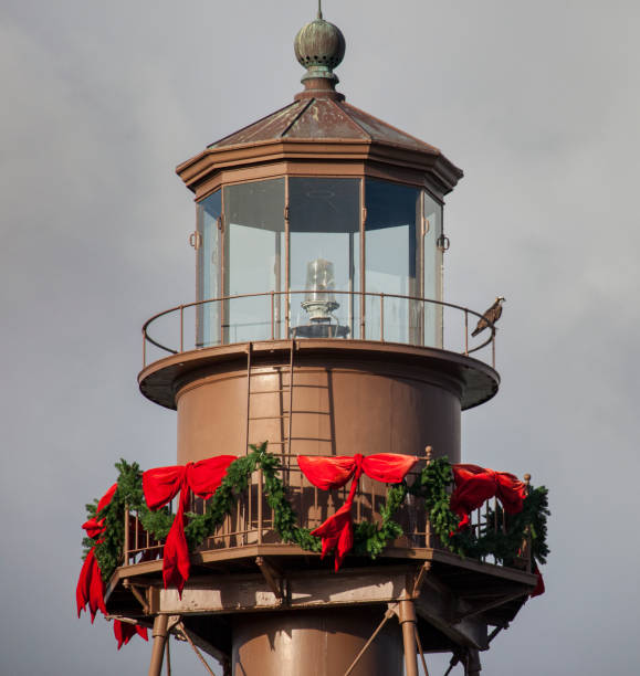 istock Holiday dressed Sanibel Light House 844287442