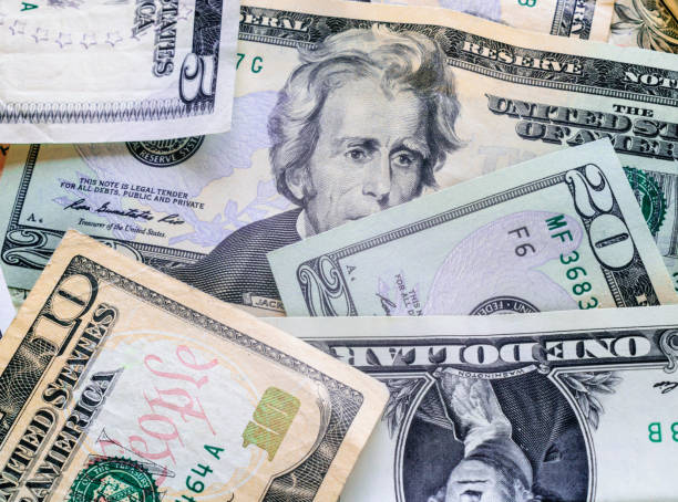 istock Closeup Money Background - Success Concept 844309154