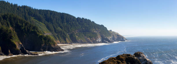 istock Panoramic View of Heceda Head Light House on the Oregon Coast 844312738