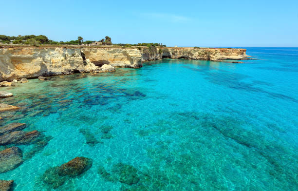 istock Faraglioni at Torre Sant Andrea, Italy 844327012