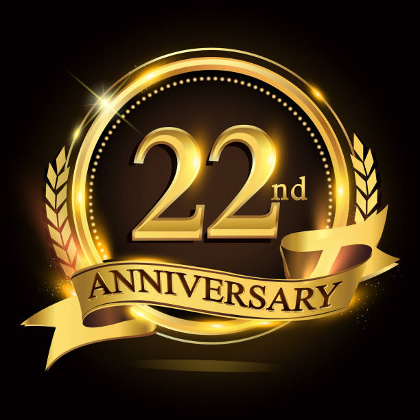 22nd Anniversaryのベクター画像とイラスト素材の無料ダウンロード