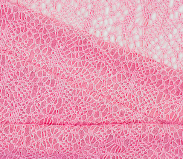 istock The texture of the silk fabric, soft pink 844335272
