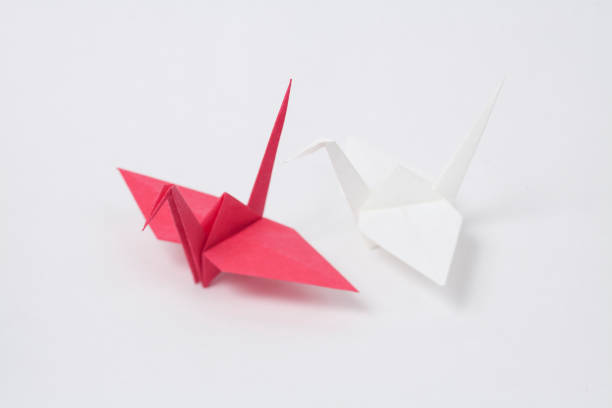 istock Paper Bird, Origami Crane 844337776