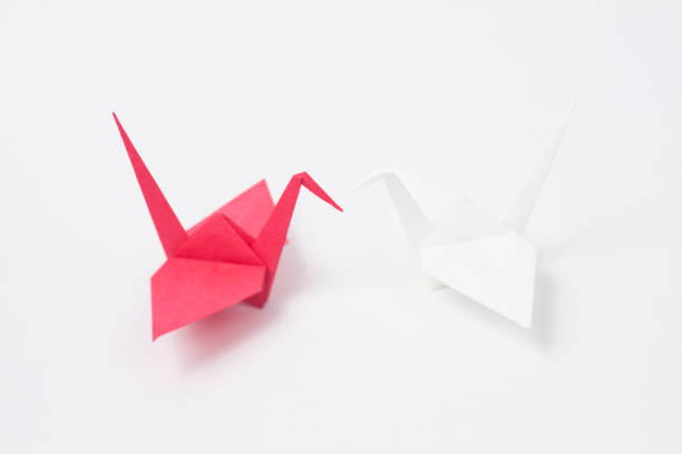 istock Paper Bird, Origami Crane 844337836