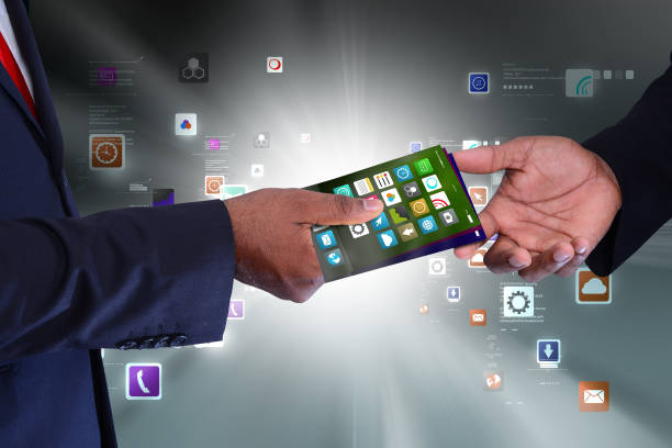 istock Man giving smart phone 844338168
