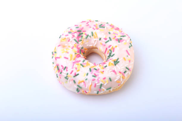 istock Homemade Traditional polish sweets doughnuts isolated on white background. 844341328