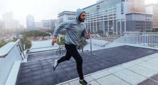 istock Man running in the city 844353700