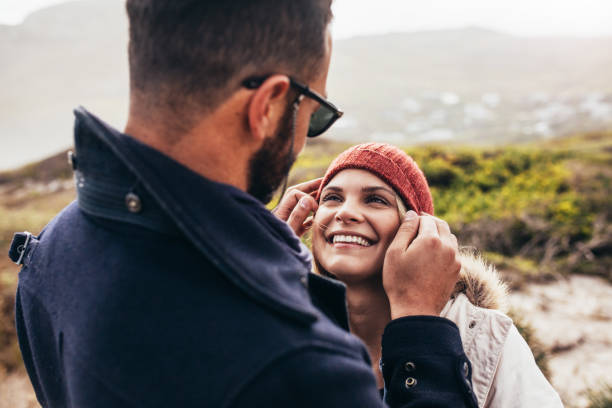 istock Couple having quality time on winter vacation 844361072