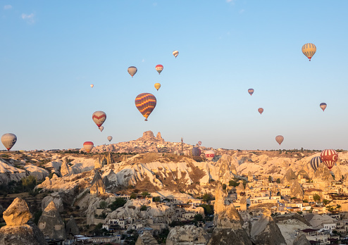 Cappadocia, Hot Air Balloon, Sunrise, Göreme, Turkey