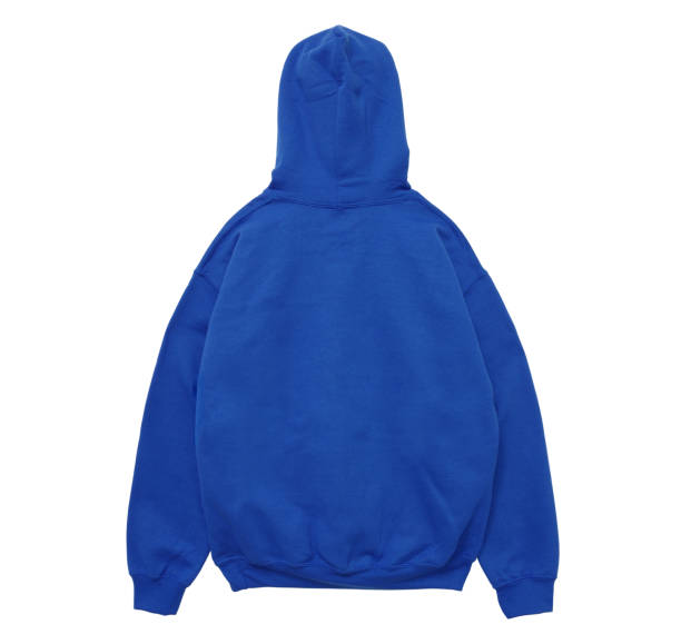 istock blank hoodie sweatshirt color blue back view 844363464