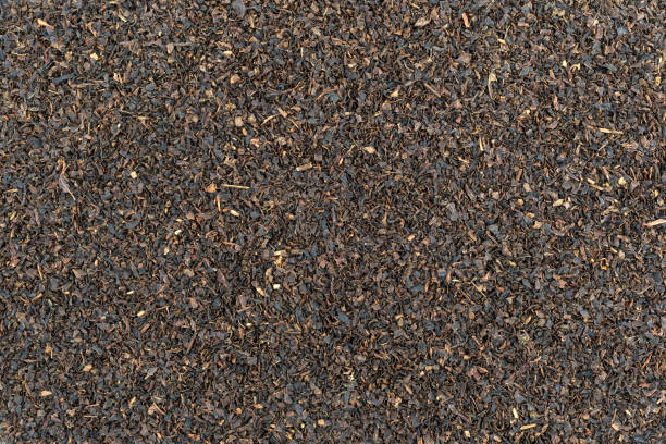 istock Top close view of loose leaf black tea 844368020