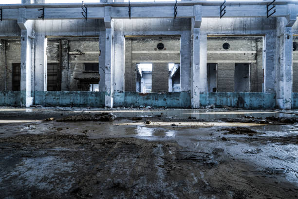istock old factory buildings destroyed 844368050