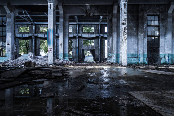 istock old factory buildings destroyed 844375160