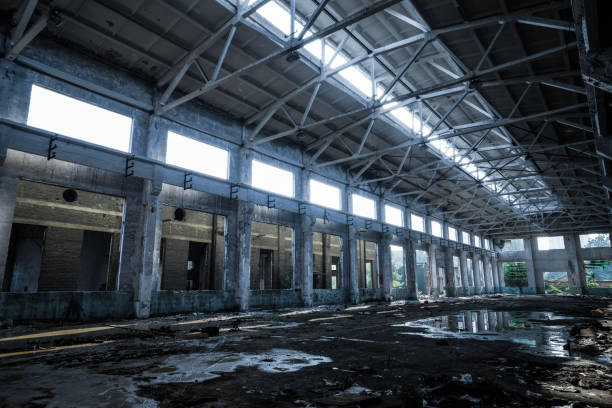 istock old factory buildings destroyed 844382170