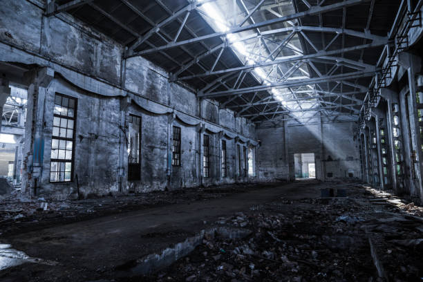 istock old factory buildings destroyed 844385808