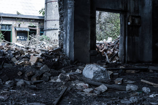 istock old factory buildings destroyed 844394106
