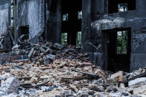 istock old factory buildings destroyed 844397266