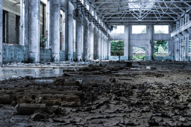 istock old factory buildings destroyed 844397456