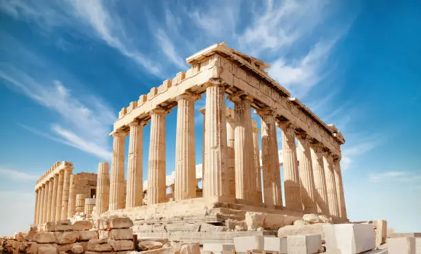 Photo of Parthenon on the Acropolis in Athens, Greece