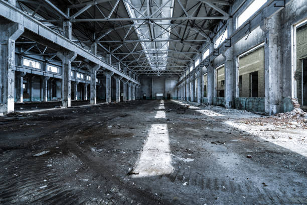 istock old factory buildings destroyed 844404800