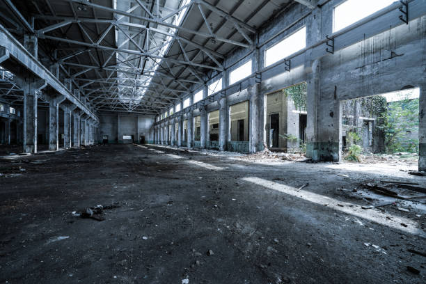 istock old factory buildings destroyed 844405774