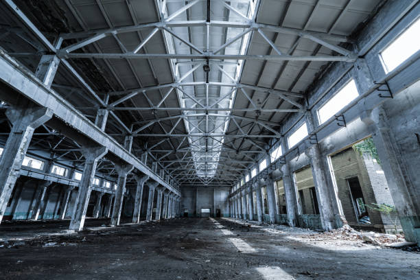 istock old factory buildings destroyed 844406286