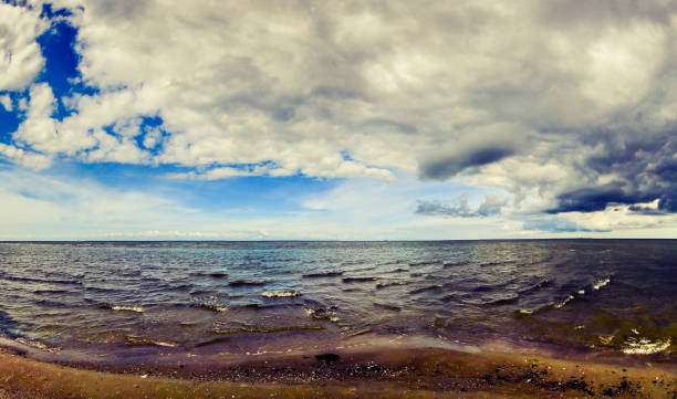 This is the place where the waters meet the Gulf of Riga and the Baltic Sea. There's turbulent currents and whirlpools always.