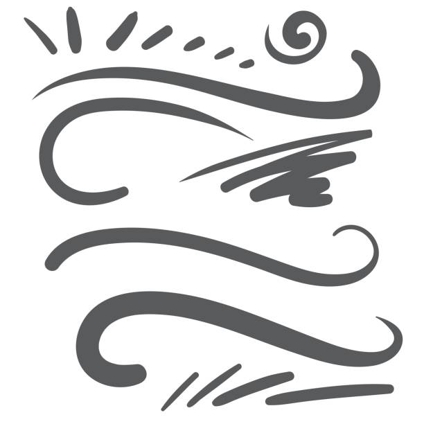 黒波線スウッシュ本文フォント テール - 野球 t シャツ デザイン - swirl squiggle scroll shape decoration点のイラスト素材／クリップアート素材／マンガ素材／アイコン素材