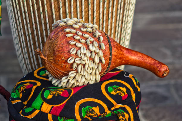 istock African Ghana Shekere drum 844423496