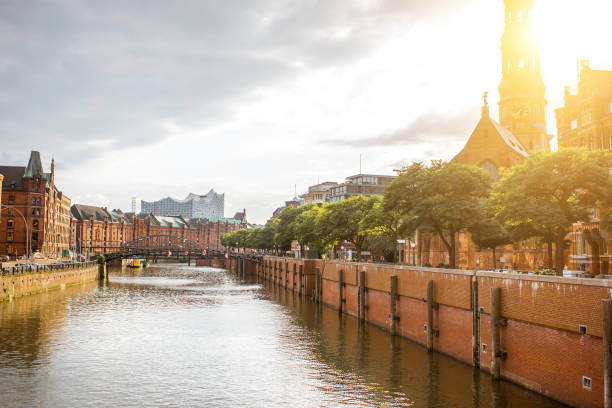istock Hamburg city in Germany 844428412