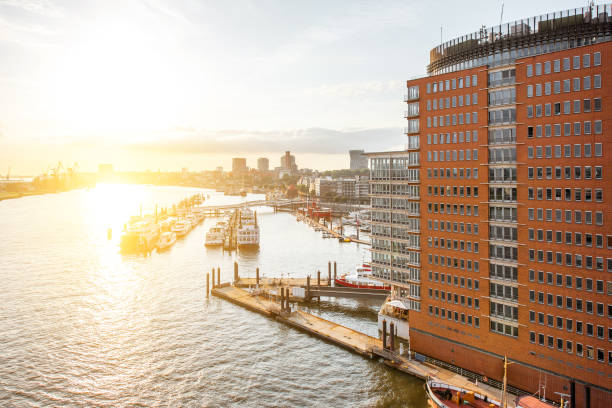 istock Hamburg city in Germany 844431818