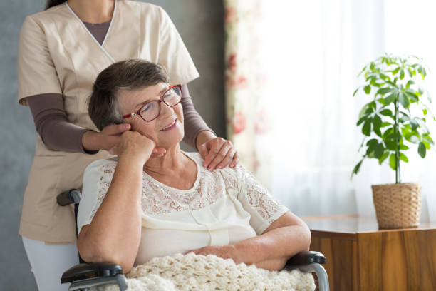 istock Pensioner resting after rehabilitation 844452060