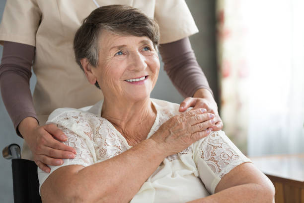 istock Hopeful senior woman 844452090