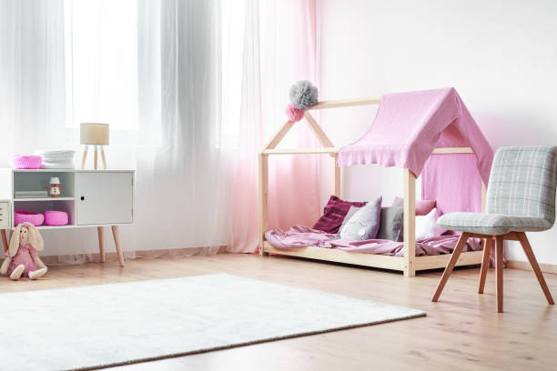 istock Charming girls bedroom 844458886