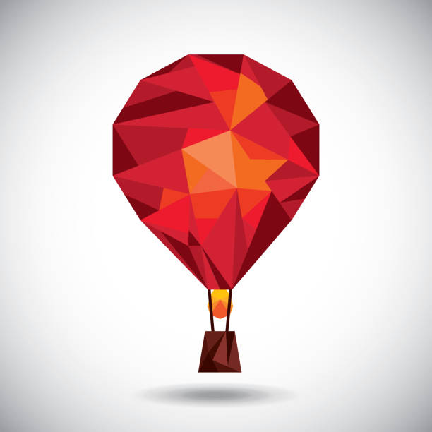 bereiken Polair mijn 60+ Hot Air Balloon Polygon Vector Illustrations, Royalty-Free Vector  Graphics & Clip Art - iStock
