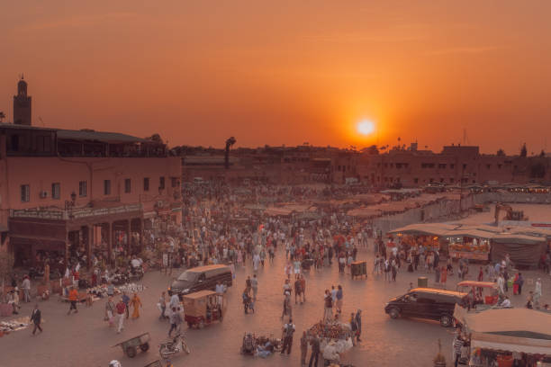 istock The main square of Marrakesh at sunset. 844477018