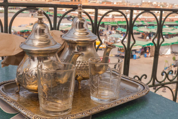 istock Having a traditional mint tea in Marrakesh, Morocco. 844481452