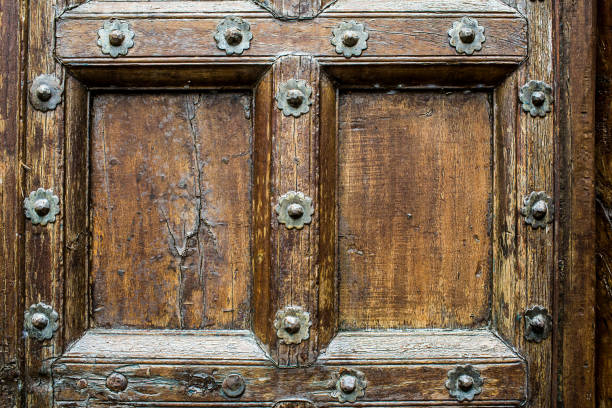 istock Vintage wooden door. 844482140