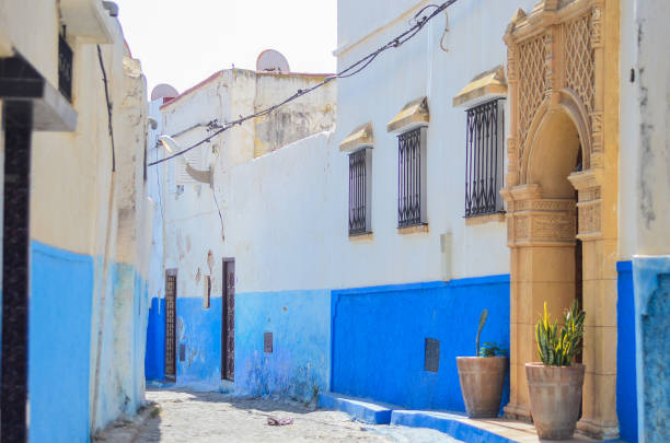istock Small Village with united wall colors 844482206